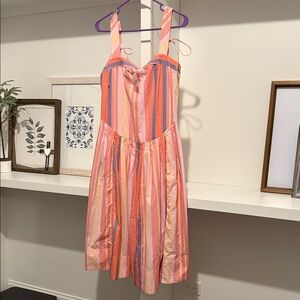 Free People Multicolor Striped Midi Dress